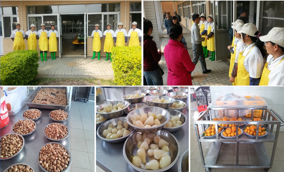 喜耀粵西學校學生進餐